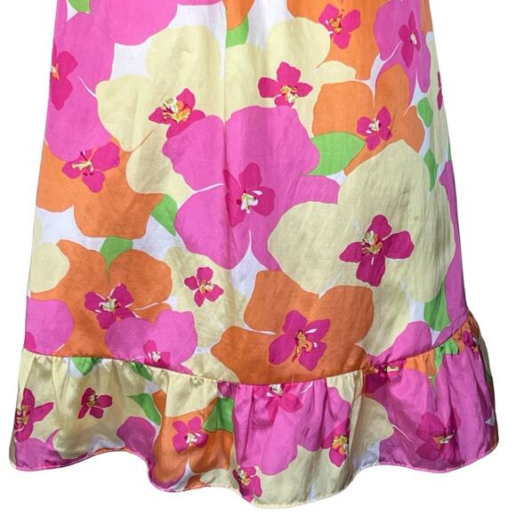 Lilly Pulitzer Women’s Strapless Silk Blend Tropical Floral Print Dress … - Picture 3 of 13